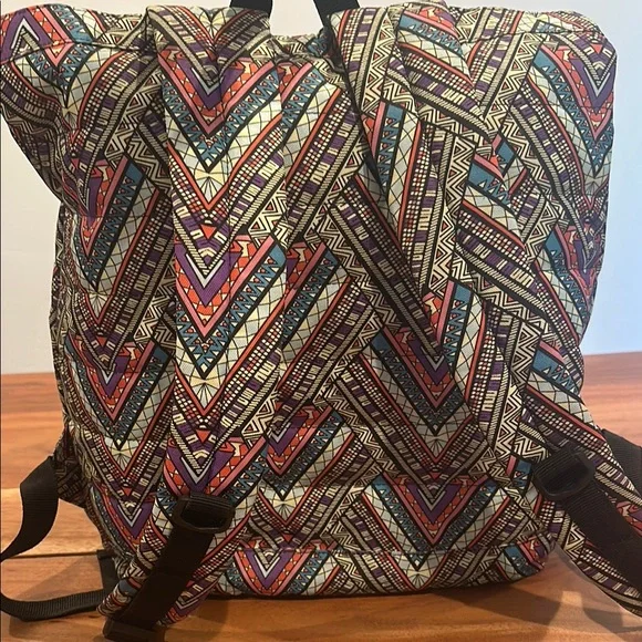 TOMS Multicolor Chevron Pattern Women's Backpack - Picture 5 of 7